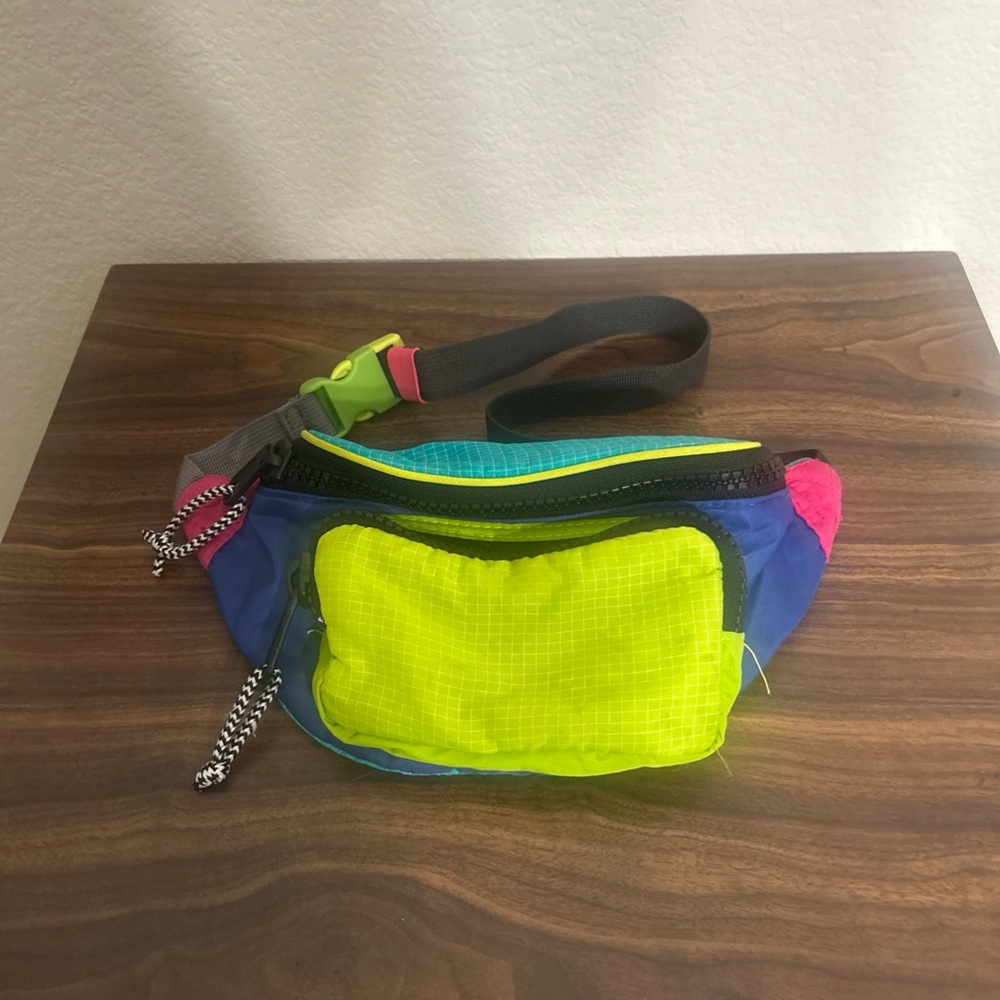 Zara Multicolor Neon Fanny Pack